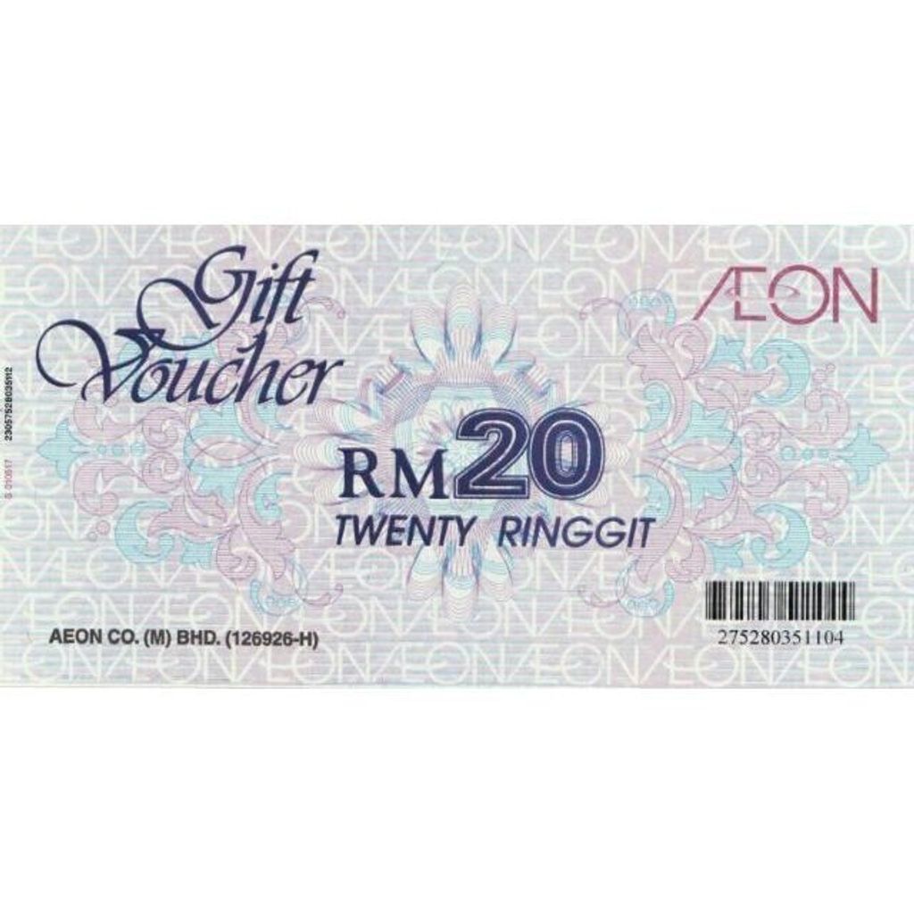 AEON VOUCHER RM20