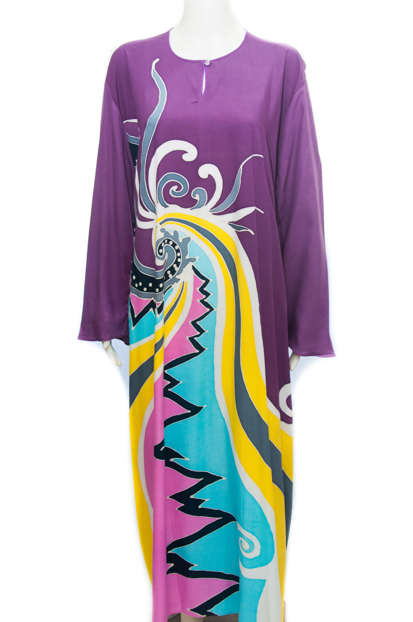 Kaftan  Batik  Cotton  KLP239 Jubah Dress Kurung Batik  Ceri