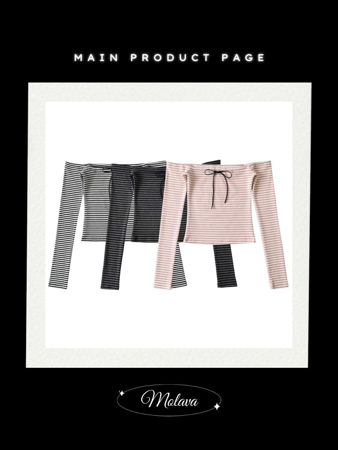 Main product page