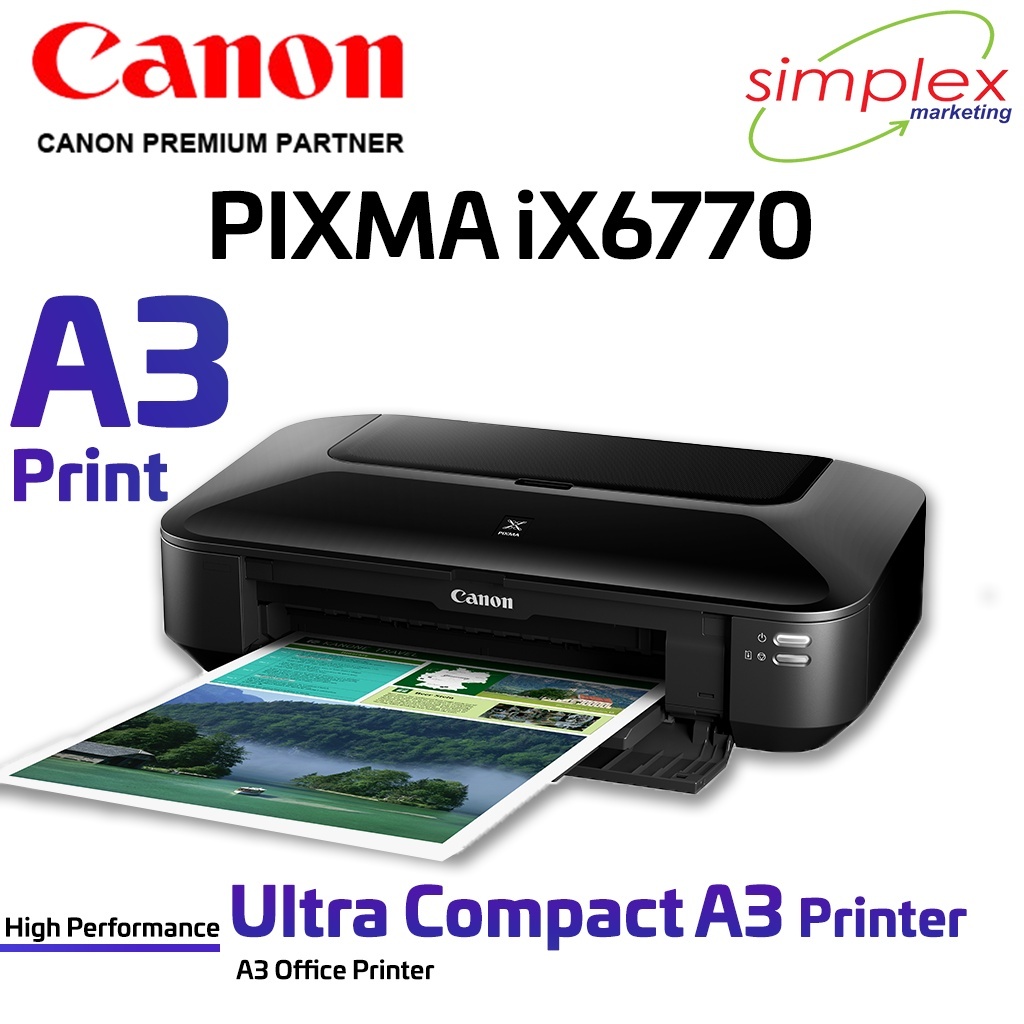 Canon PIXMA iX6770 A3 Office Inkjet Printer (Pre-order) – Marketing