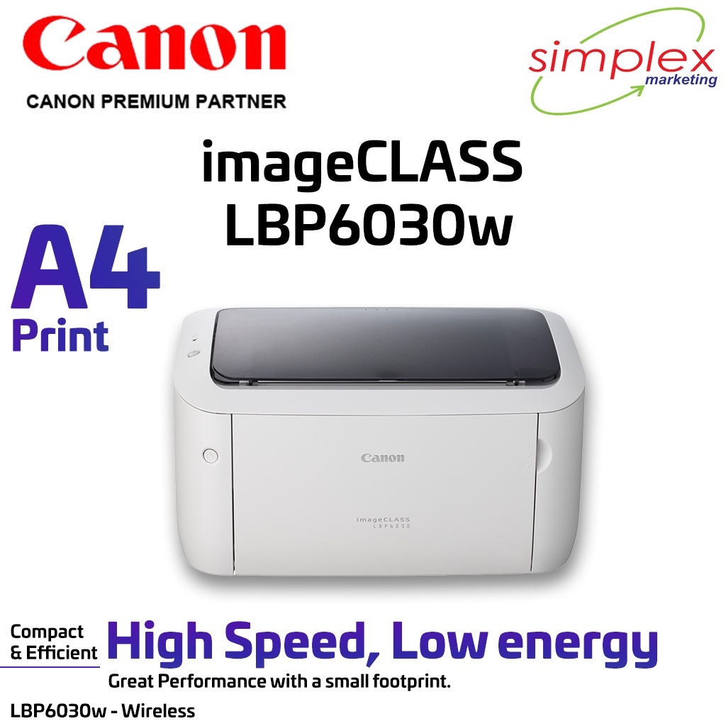 Canon imageCLASS LBP6030W Monochrome Laser Beam Printer Simplex Marketing