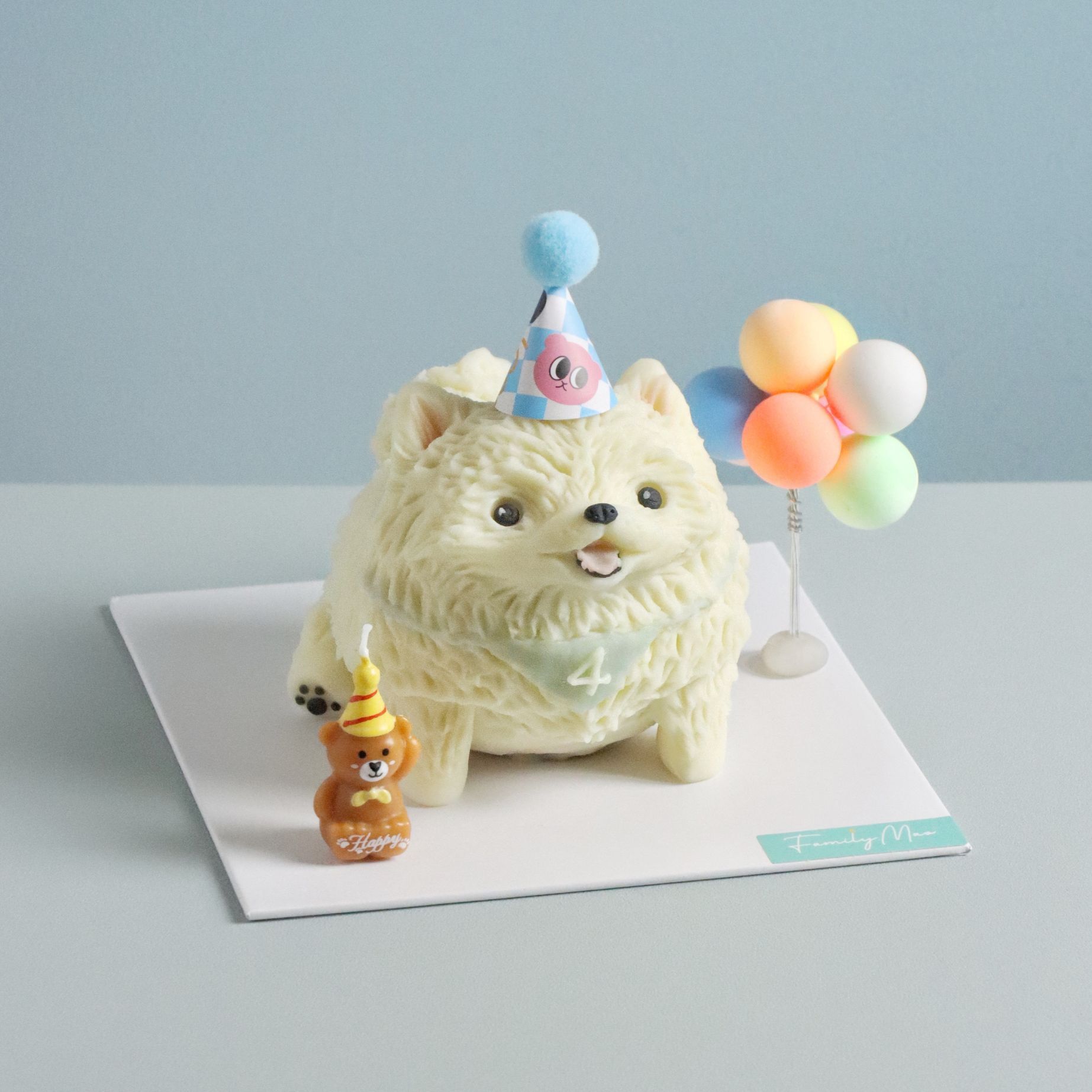 狗狗｜小胖毛造型蛋糕 ‧ 四吋