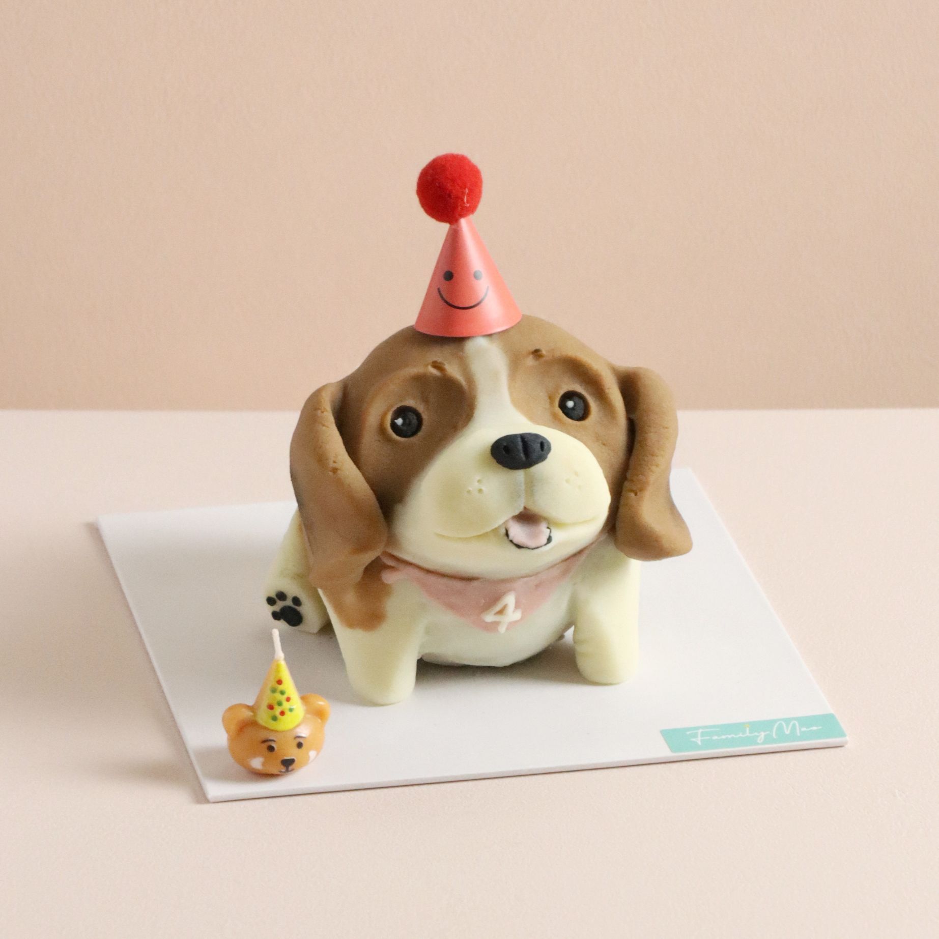 狗狗｜小胖毛造型蛋糕 ‧ 四吋