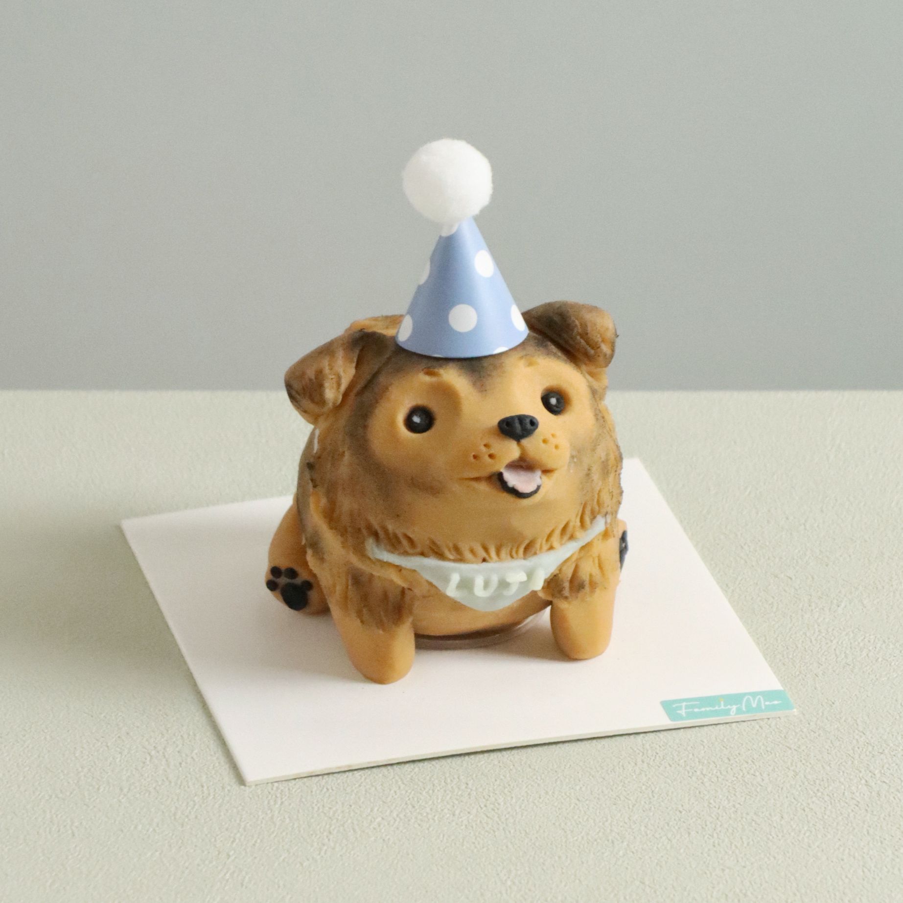 狗狗｜小胖毛造型蛋糕 ‧ 三吋