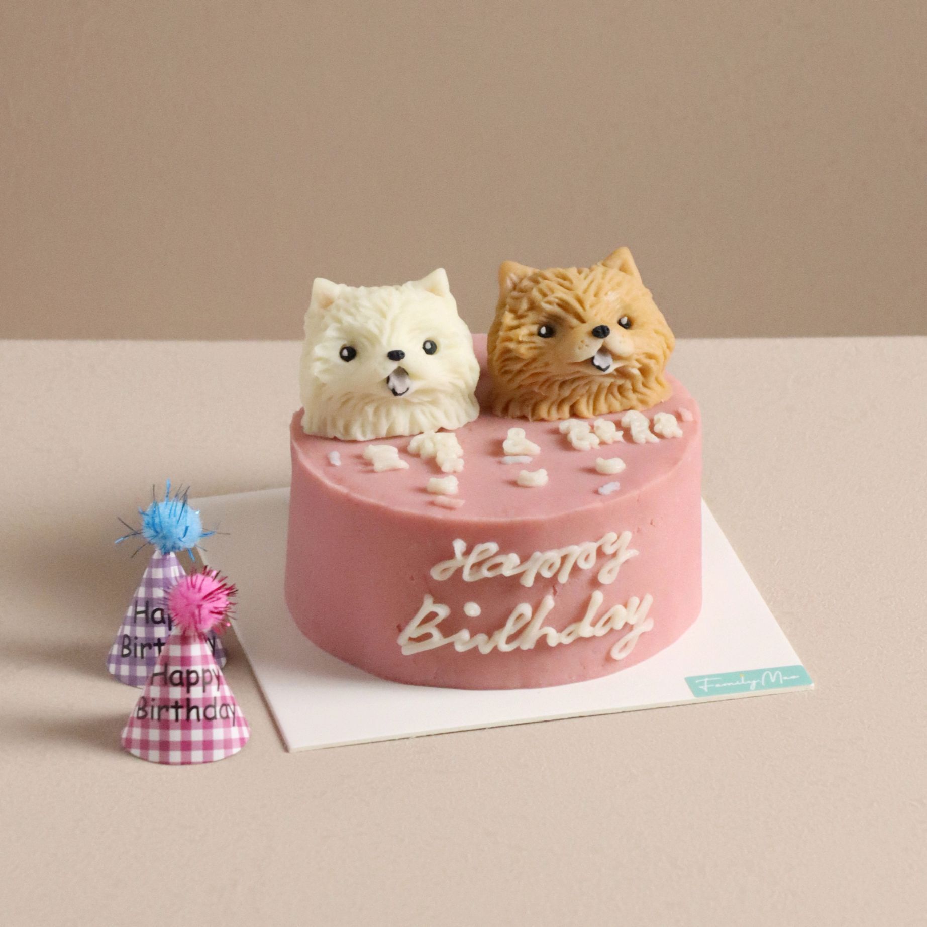 狗狗｜哈披 face 蛋糕 ‧ 四吋