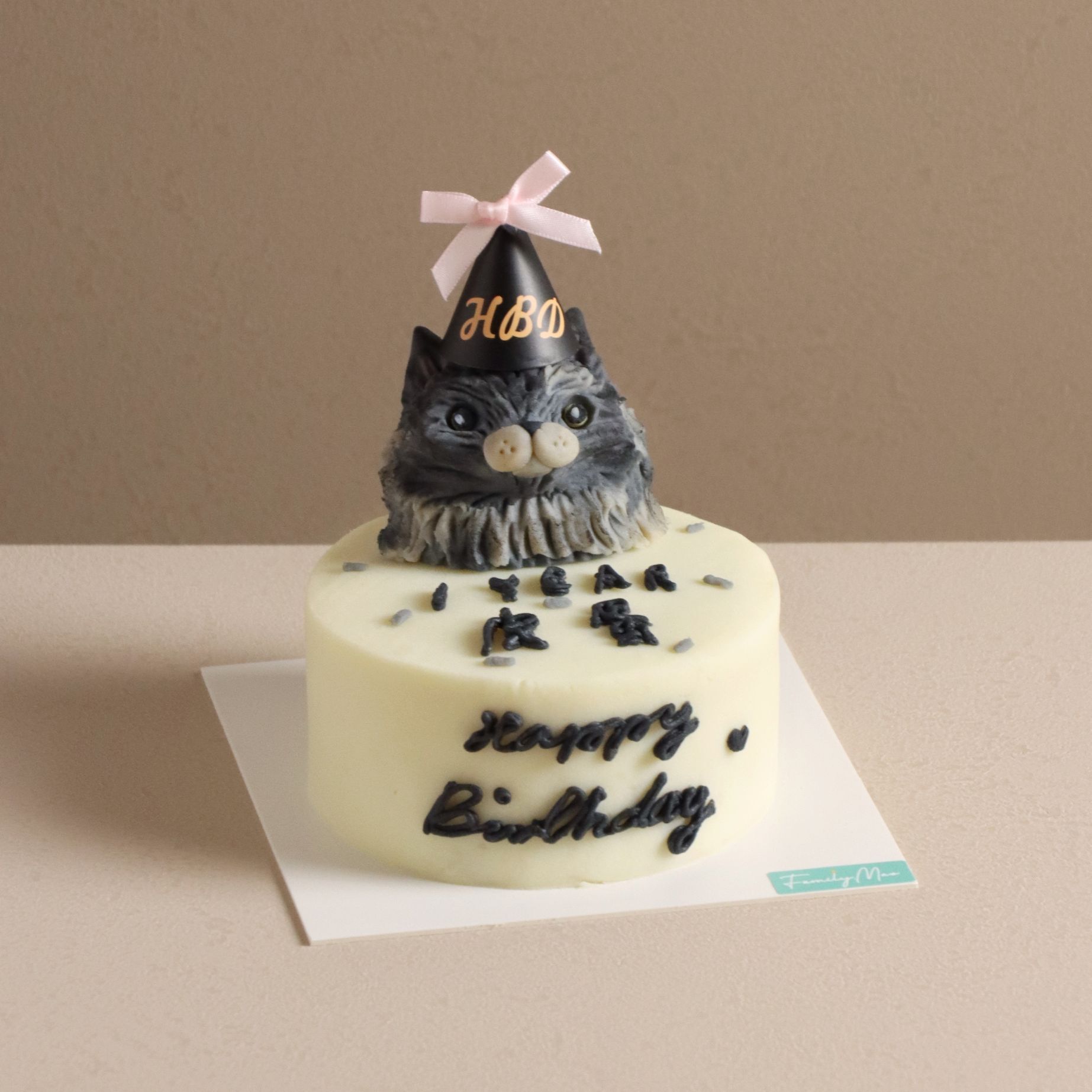 貓咪｜哈披 face 蛋糕 ‧ 四吋