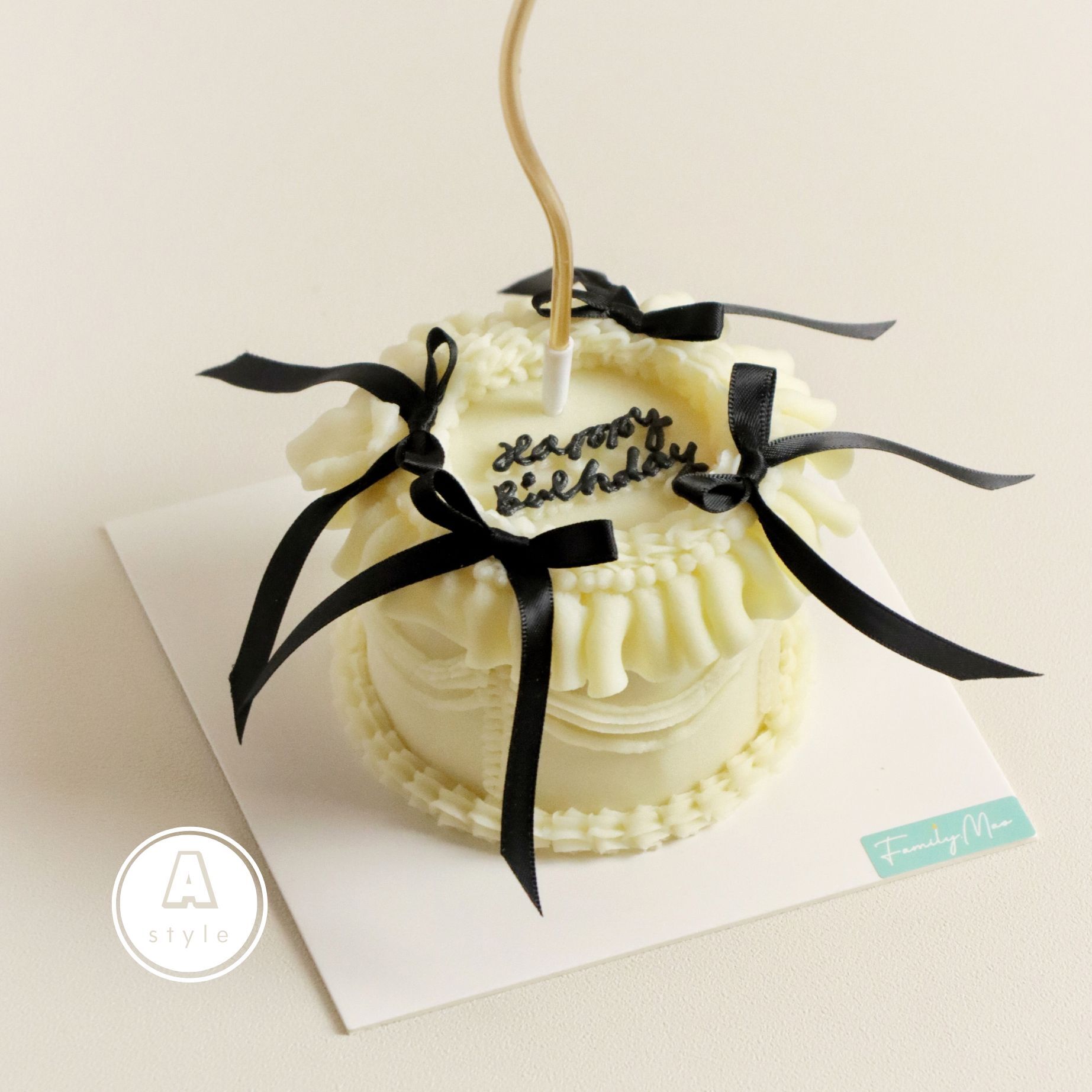 狗狗|復古造型蛋糕 ‧ 三吋