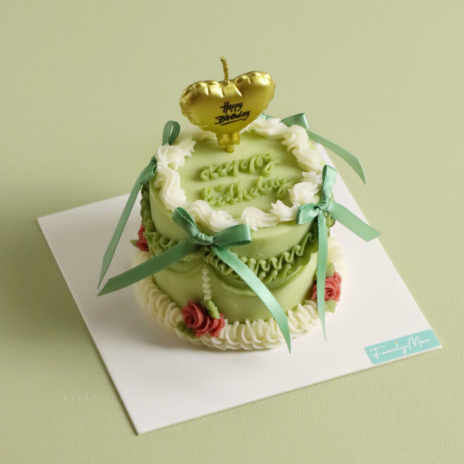 貓咪|復古造型蛋糕 ‧ 六吋加高