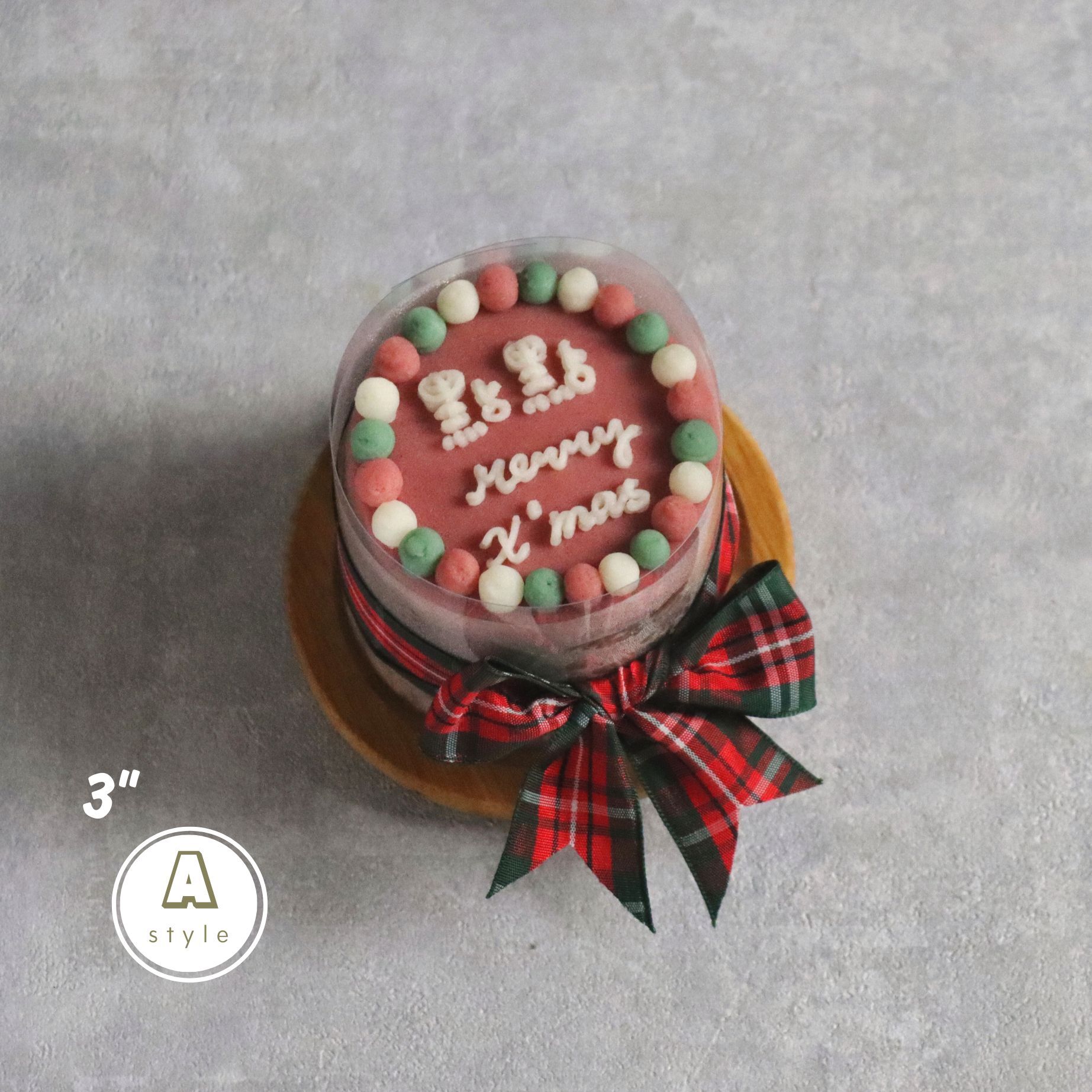 聖誕名字蛋糕｜限定色系