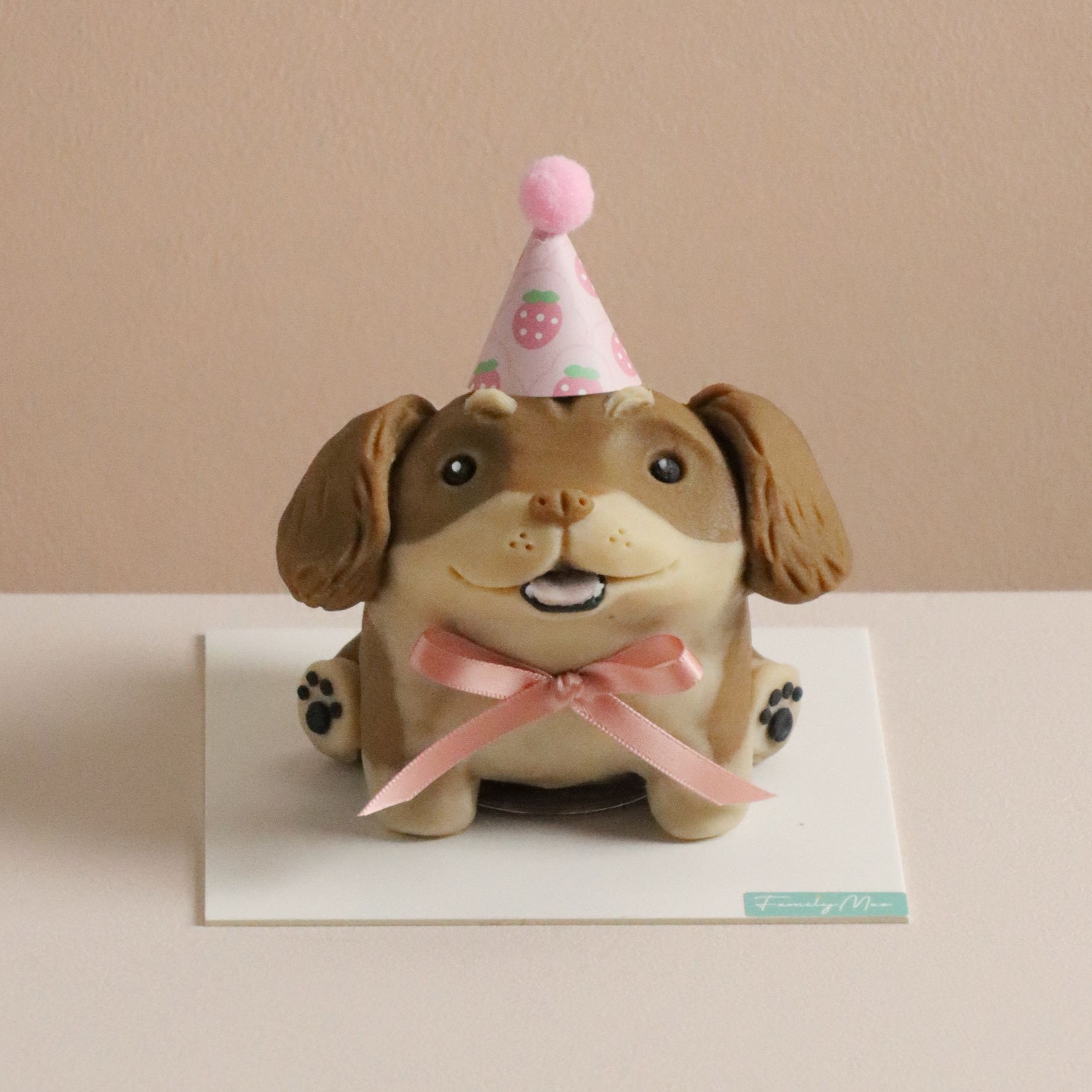 狗狗｜小胖毛造型蛋糕 ‧ 三吋