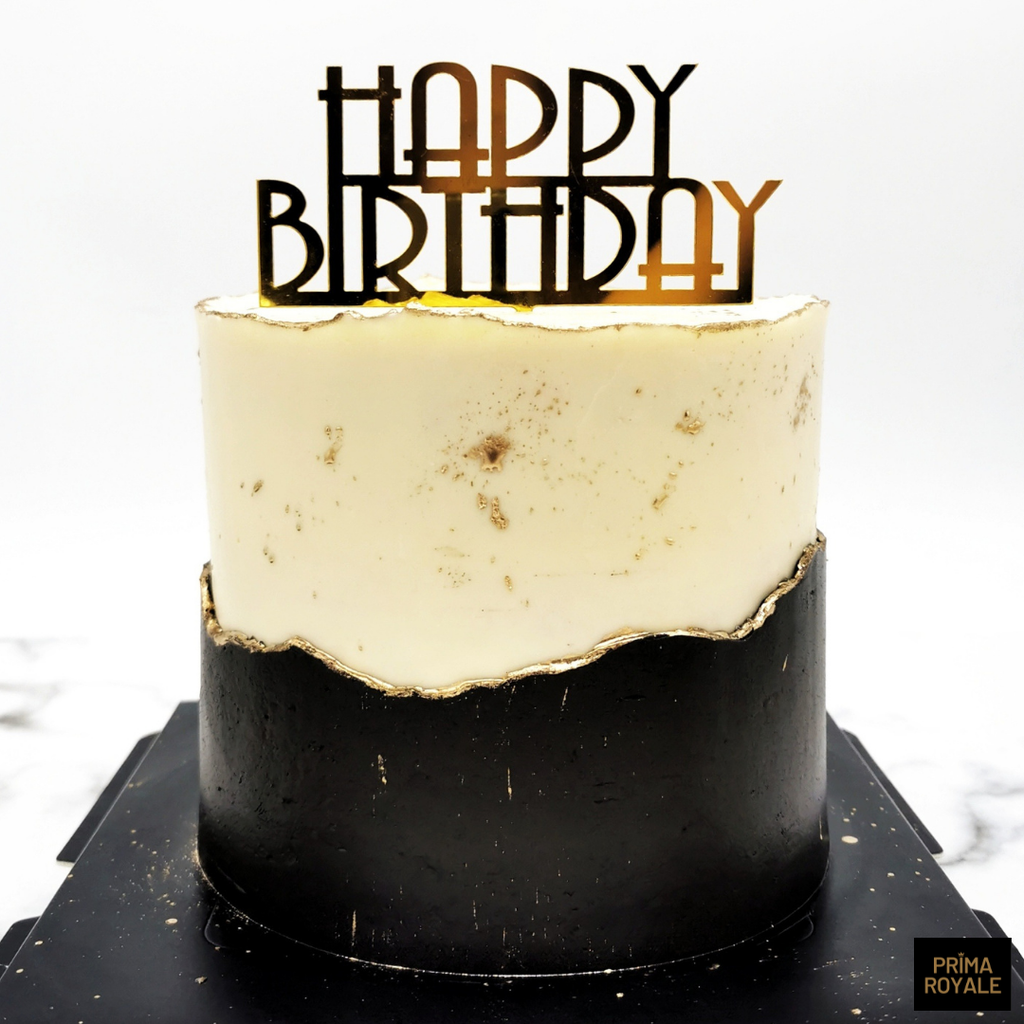 Black Gold Cake – Prima Royale Cakes