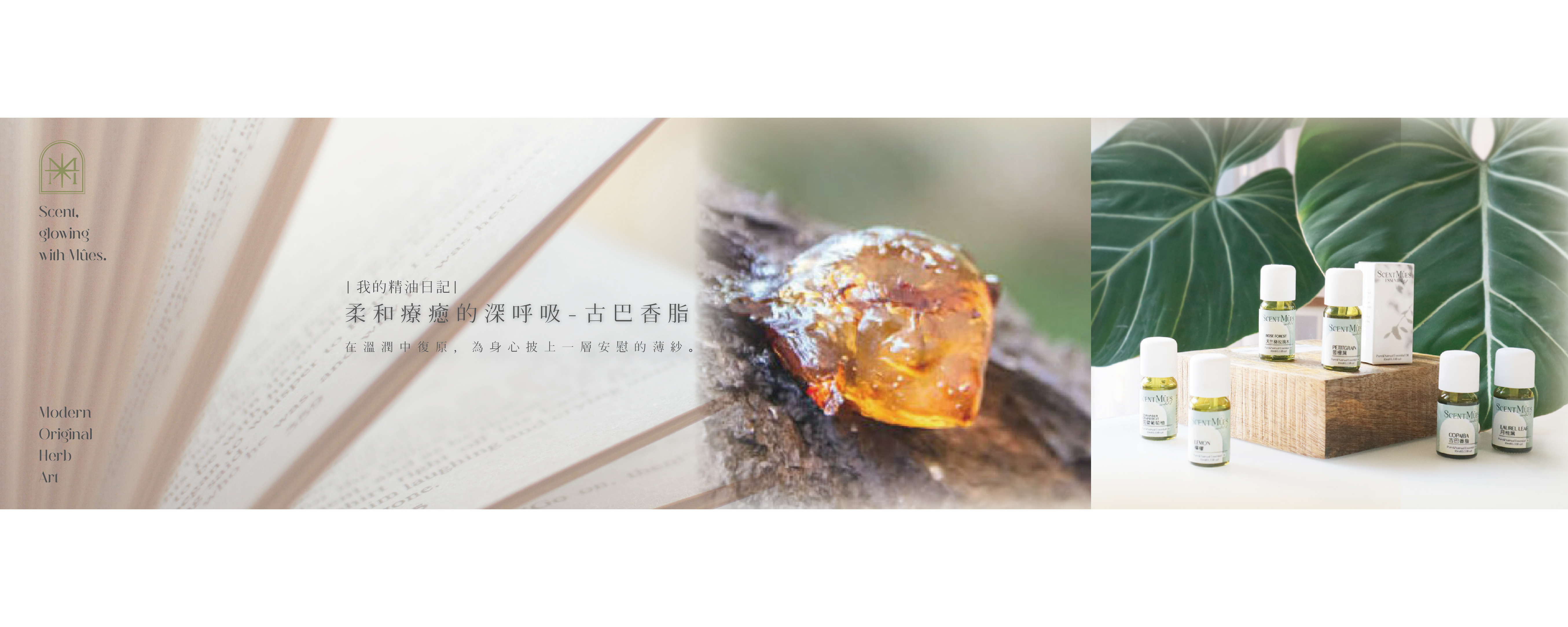 柔和療癒的深呼吸-古巴香脂精油