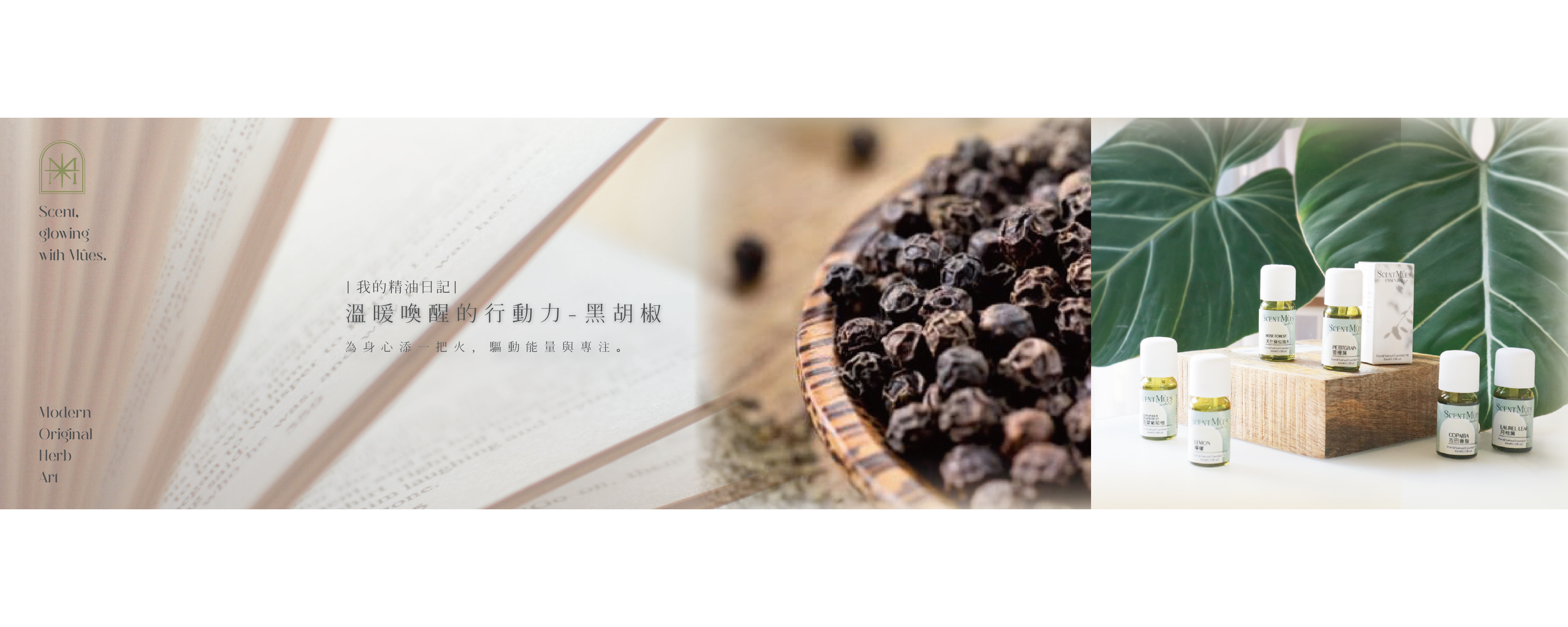 溫暖喚醒的行動力-黑胡椒精油