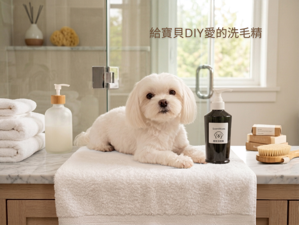 給寶貝。自製充滿愛的洗毛精
