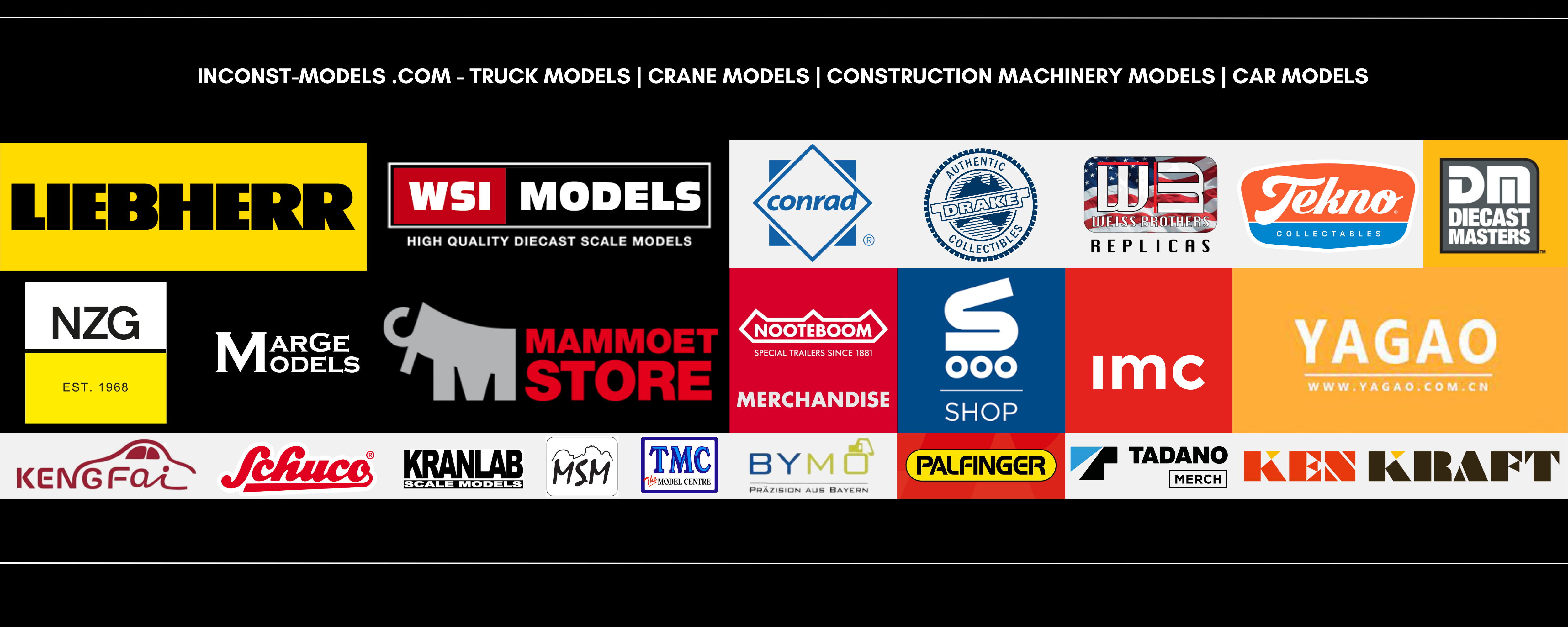 inconst-models .com - Truck Models  Crane Models  Construction Machinery Models  Car Models