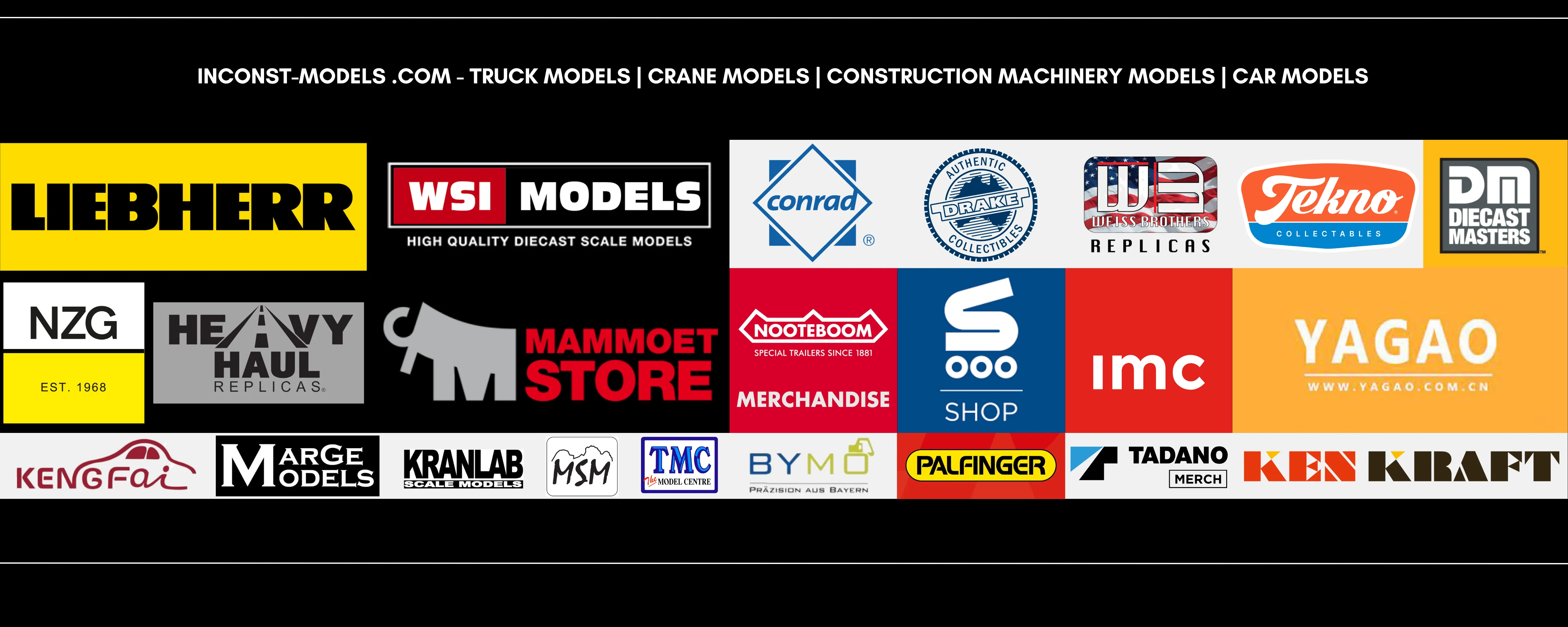 inconst-models .com - Truck Models  Crane Models  Construction Machinery Models  Car Models