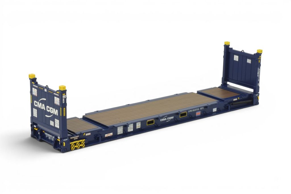 90723 - Mod 000069Los  TB CMA-CGM 40ft. Flatrack - 1 - HR