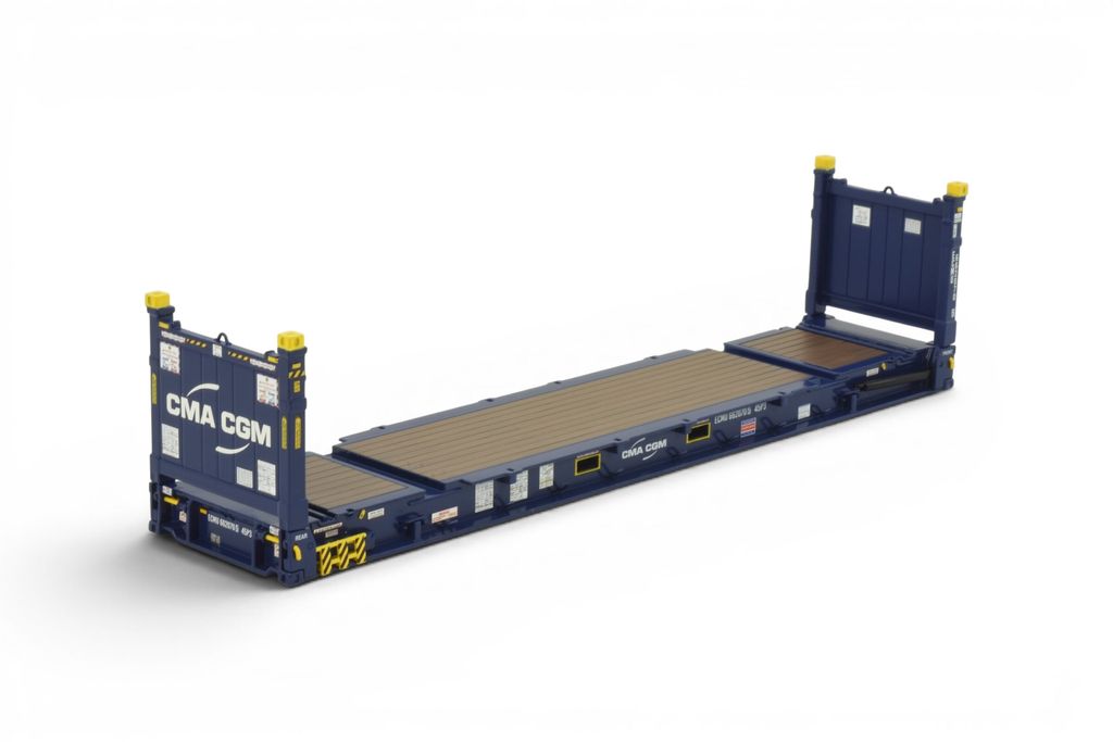 90723 - Mod 000069Los  TB CMA-CGM 40ft. Flatrack - 2 - HR