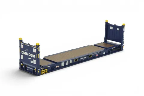 90723 - Mod 000069Los  TB CMA-CGM 40ft. Flatrack - 2 - HR