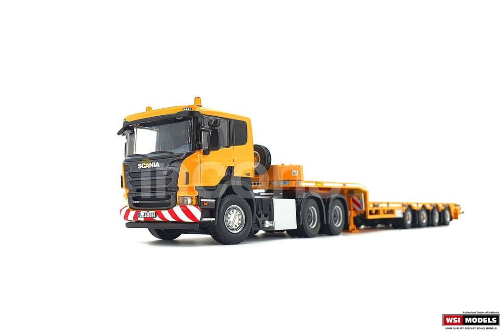 PREMIUM LINE; SCANIA P5 FLAT ROOF 6X4 SEMI LOWLOADER - 4 PREMIUM LINE; SCANIA P5 FLAT ROOF 6X4 SEMI LOWLOADER - 4