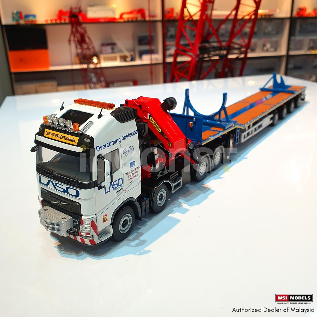 LASO; VOLVO FH4 GLOBETROTTER XL 8X4 NOOTEBOOM LASO; VOLVO FH4 GLOBETROTTER XL 8X4 NOOTEBOOM