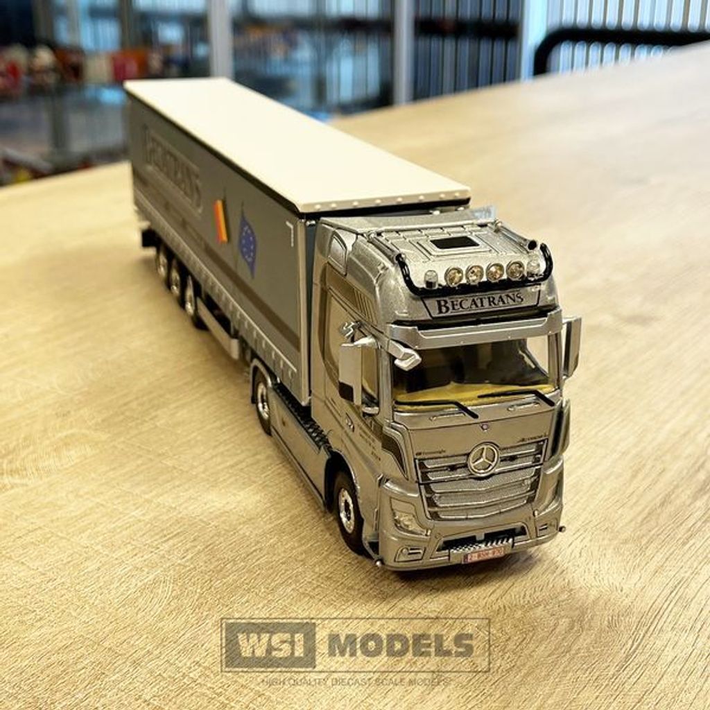 BECATRANS BV; MERCEDES-BENZ ACTROS MP5 GIGA SPACE 4X2 CURTAINSIDE TRAILER -  3 AXLE – Inconst
