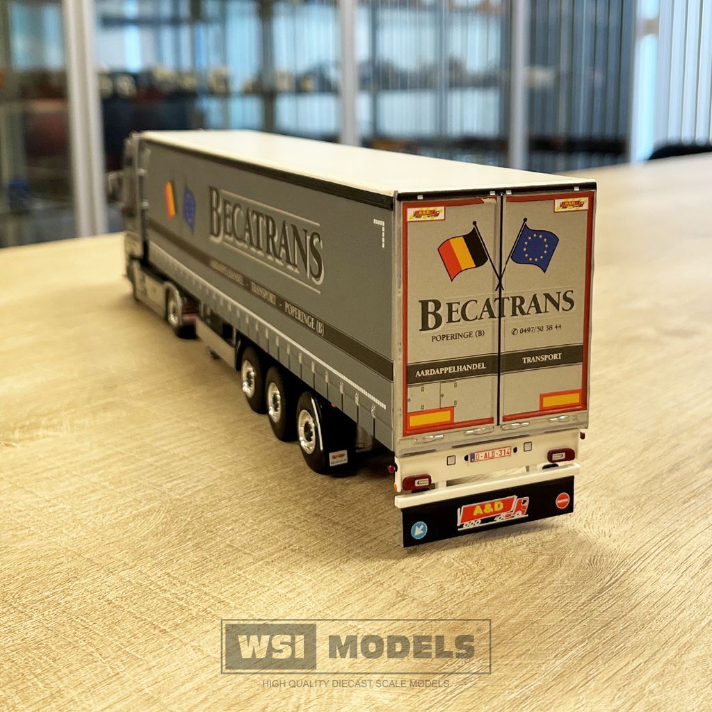 BECATRANS BV; MERCEDES-BENZ ACTROS MP5 GIGA SPACE 4X2 CURTAINSIDE TRAILER -  3 AXLE – Inconst