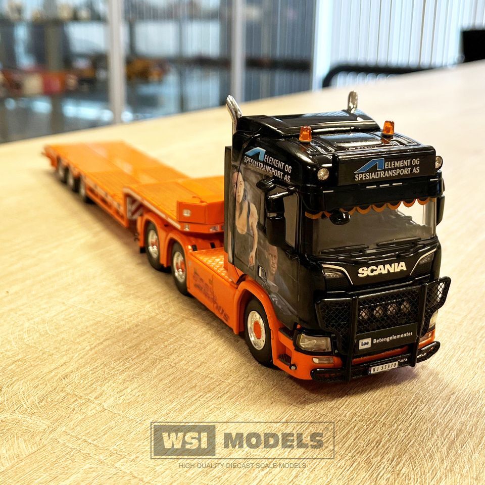 ELEMENT OG SPESIALTRANSPORT; SCANIA R NORMAL CR20N 6X4 SEMI