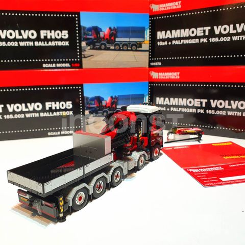 MOC Trailer Hitch Crane (MAMMOET; VOLVO FH5 GLOBETROTTER 10X4 TAG