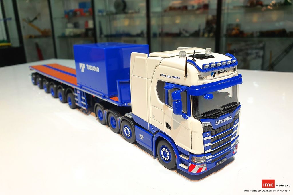 IMC 1/50 SCANIA XT middle roof Nooteboom low loader - ミニカー IMC 1/50 SCANIA XT middle roof Nooteboom low loader - ミニカー