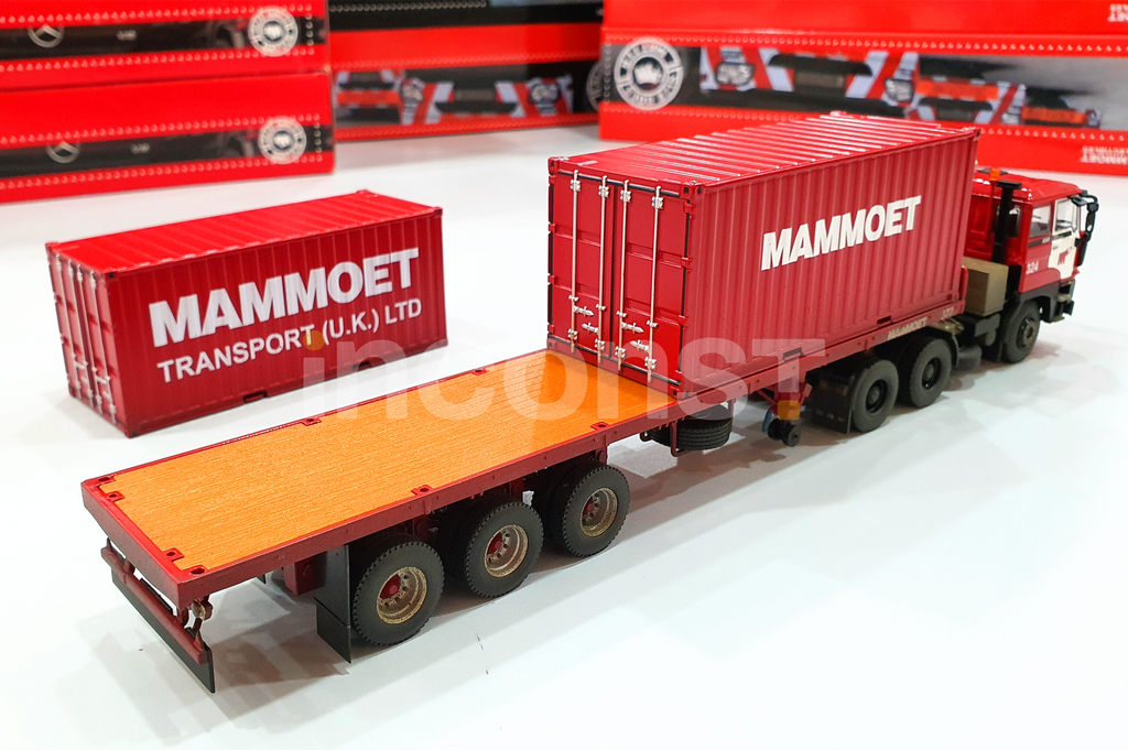 MAMMOET; DAF 3300 6X4 WITH 3 AXLE FLAT CLASSIC TRAILER + 2X MAMMOET; DAF 3300 6X4 WITH 3 AXLE FLAT CLASSIC TRAILER + 2X