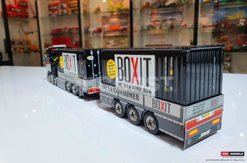 BOXIT; SCANIA R6 STREAMLINE TOPLINE 8X2 TAG AXLE RIGED FLAT BED TRUCK ...