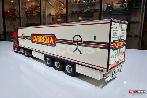 Semi-remorque Eligor 1/43 - Scania R580 Matt Mc Lanachan - Rouge/orange/blanc - Occasion