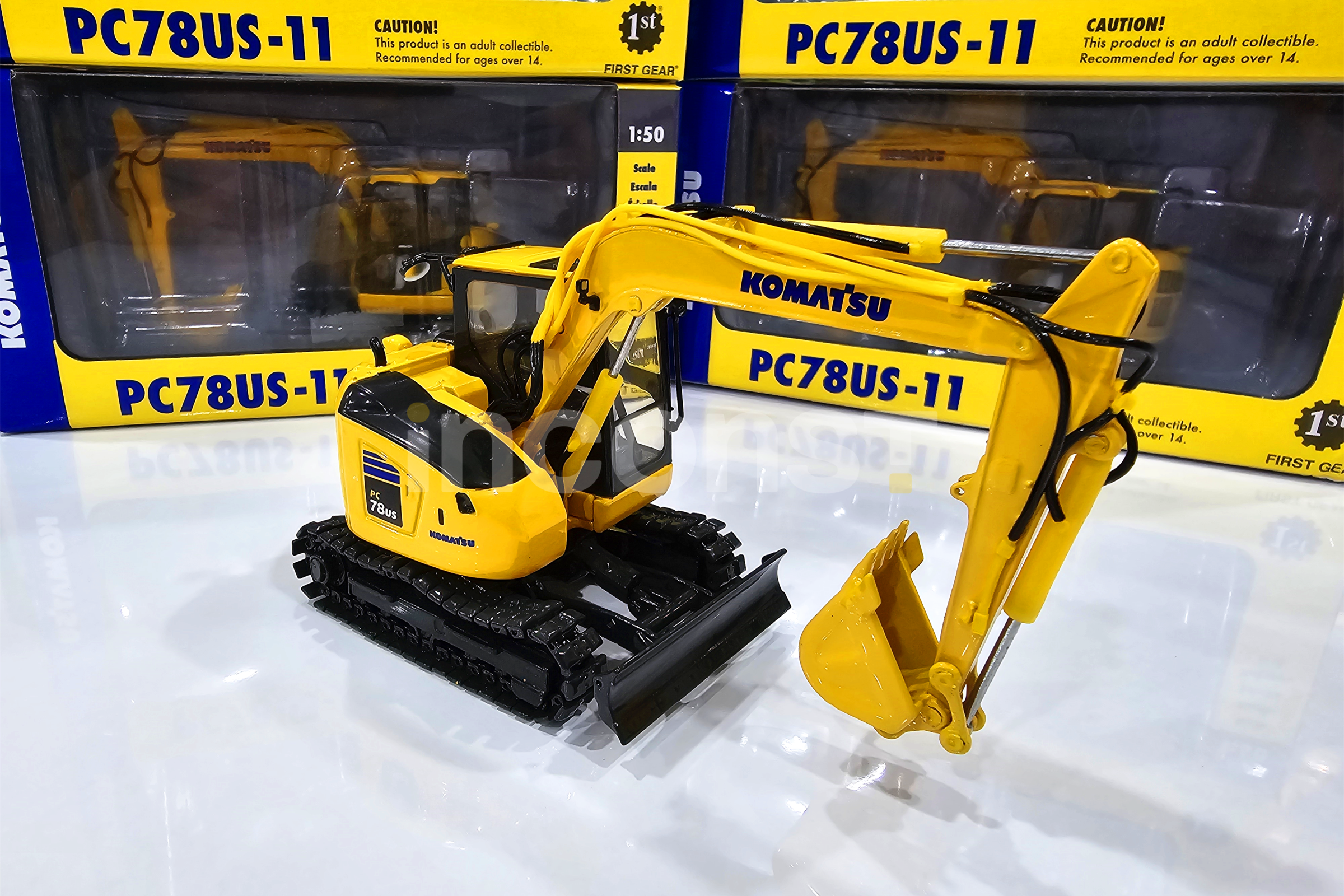 PC78US-11 1⁄50 Komatsu Excavator 1:50 KOMATSU Scale - Gear コマツ 