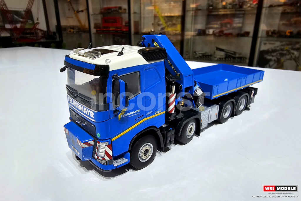 WSI 1/50 VOLVO FH4 SLEEPER CAB 8X4 PALFINGER HOOKLIFT +