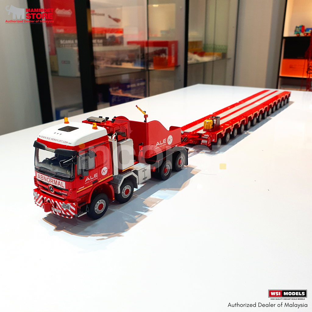 MAMMOET (ALE) MB ACTROS 8X8 WITH BALLASTBOX + 14 AXLE MAMMOET (ALE) MB ACTROS 8X8 WITH BALLASTBOX + 14 AXLE