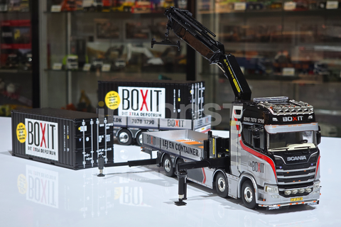 BOXIT; SCANIA S HIGHLINE CS20H RIGED FLAT BED TRUCK 8X2 TAG AXLE FLAT ...