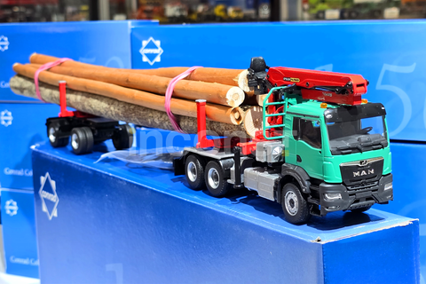 1/50 Conrad MAN TGS DOLL 長尺原木運搬トラック DOLL LONG TIMBER LOADER ON MAN TGS NN – Inconst
