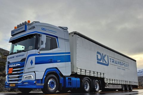 DKJ Transport; DAF XG+ 6X2 TAG AXLE SEMI WITH CURTAIN - 3 DKJ Transport; DAF XG+ 6X2 TAG AXLE SEMI WITH CURTAIN - 3