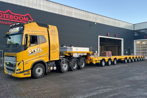Steil; VOLVO FH5 GLOBETROTTER XL 8X4 MANOOVR WITH 3 AXLE Steil; VOLVO FH5 GLOBETROTTER XL 8X4 MANOOVR WITH 3 AXLE