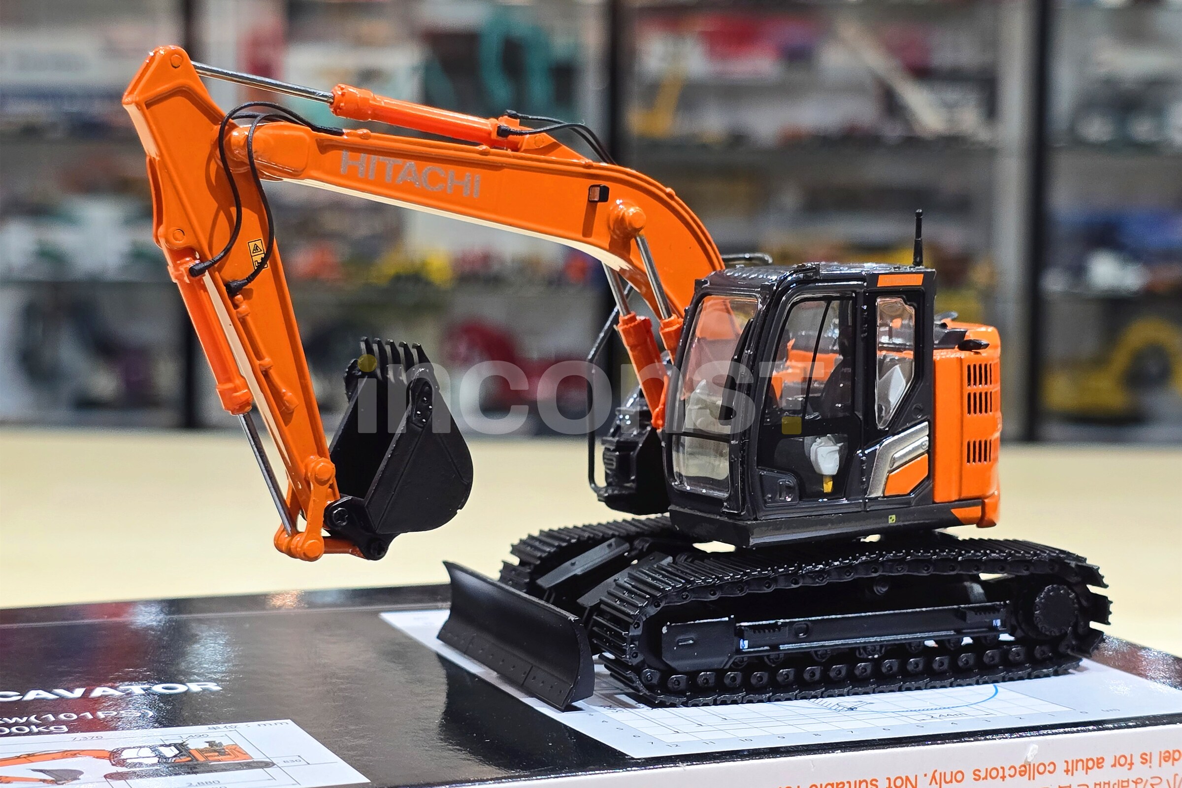 Hitachi ZAXIS Excavator 1⁄50 Diecast Hydraulic Model 210-6 HITACHI 