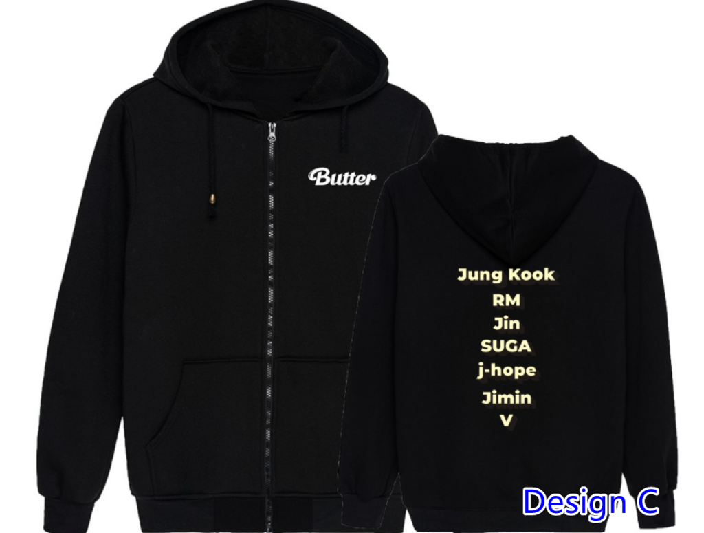 BTS JUNGKOOK Black Hoodie – RunningMan Malaysia Store