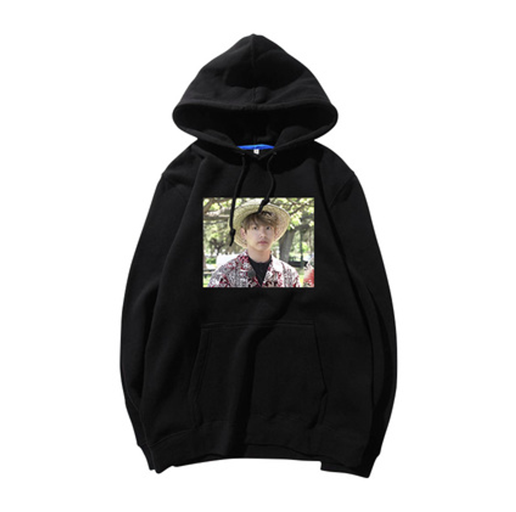 BTS JUNGKOOK Black Hoodie – RunningMan Malaysia Store