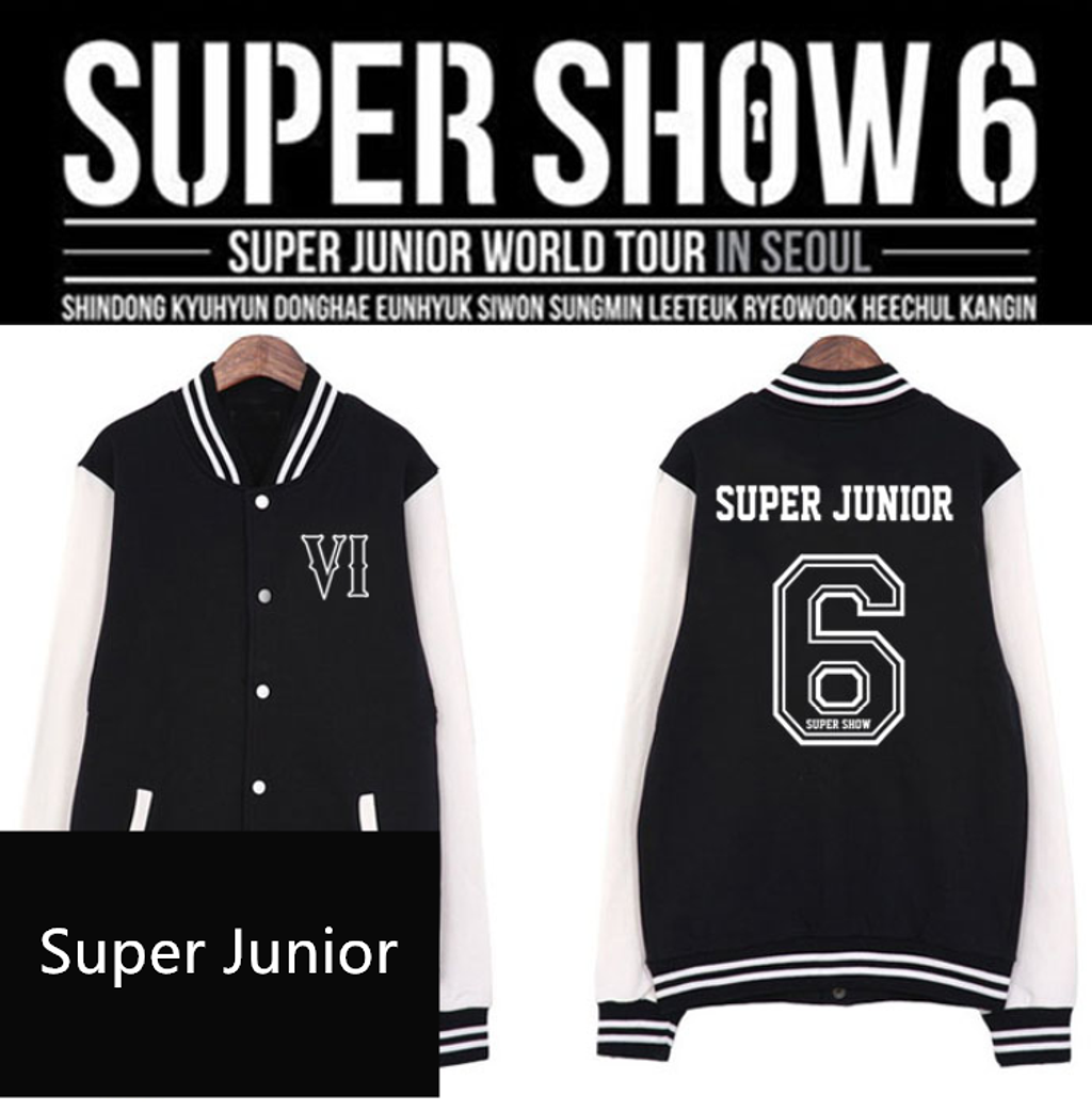 Super Junior Show 6 Varsity Jacket Runningman Malaysia Store