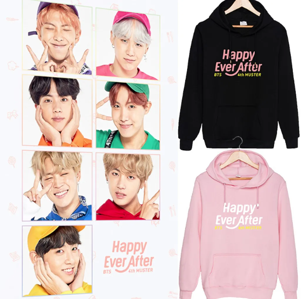 Bts 4th Muster Happy Ever After Hoodie Runningman Malaysia Store