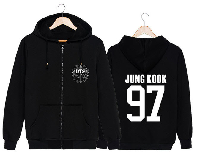 BTS Hoodie with Zip RunningMan Malaysia Store