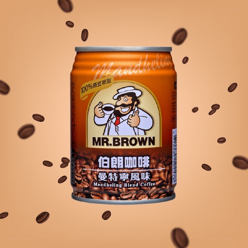 Brown Coffee Mantening Coffee / 伯朗咖啡 曼特宁咖啡(微糖) ( 240 ml / 1 Bottle ) 