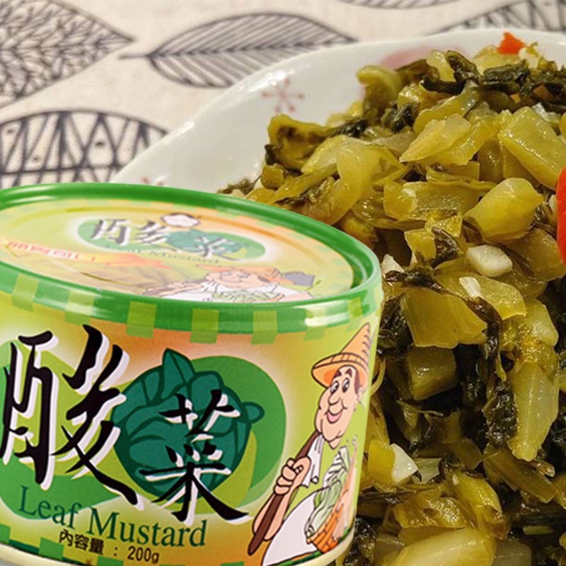 Hsin Hsin Leaf Mustard / 欣欣 酸菜 ( 200 g / 1 Canned ) 