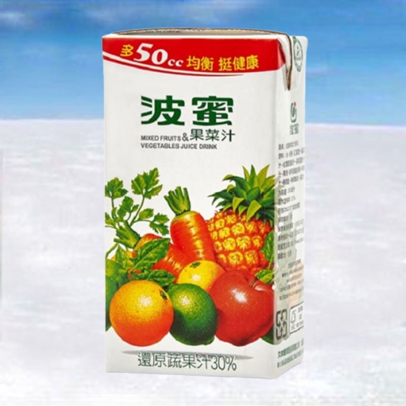 Bomi fruit and vegetable juice / 波蜜 果菜汁 ( 300 ml / 1 Bottle ) 