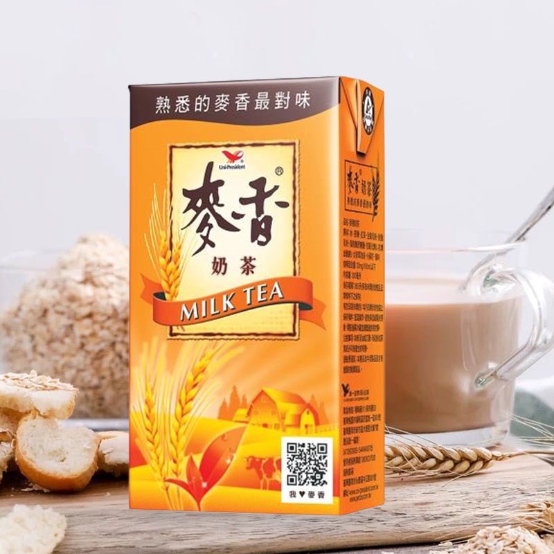 Uni Barley Milk Tea / 统一 麦香奶茶 ( 300 ml / 1 Bottle ) 